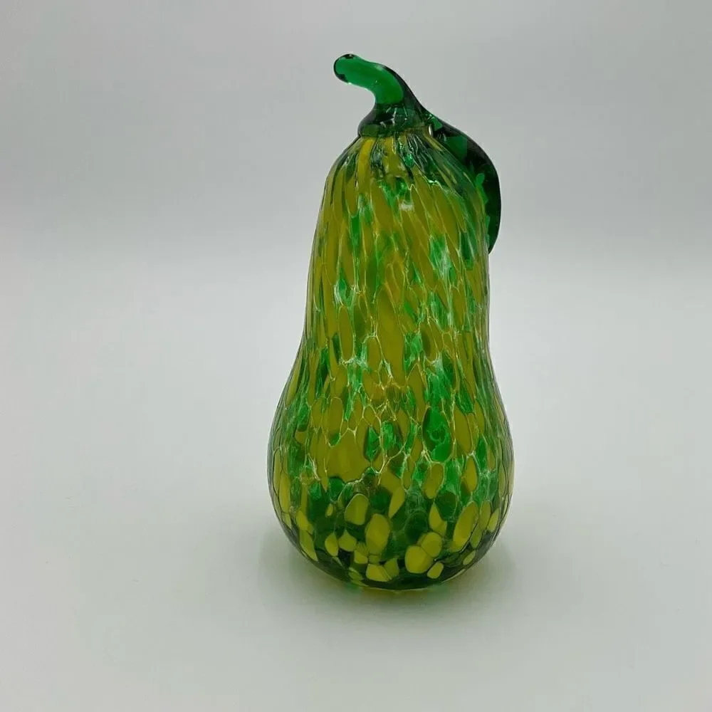 HAND BLOWN GLASS Pear